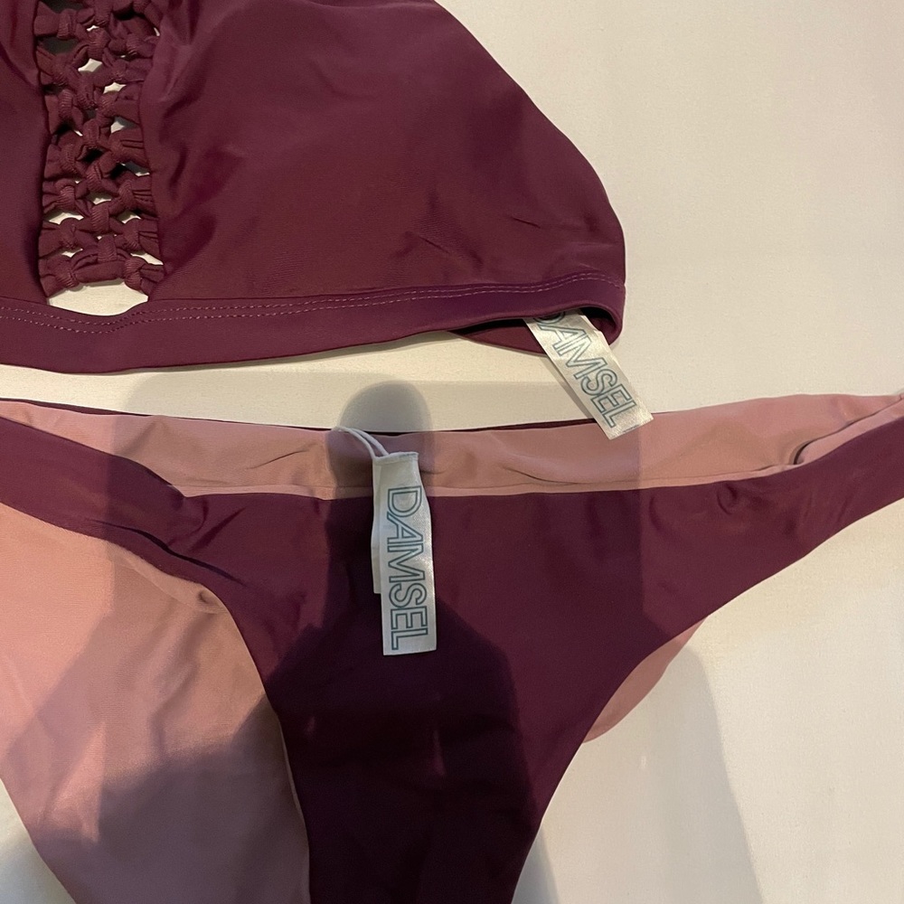 Zumiez Damsel Rose Reversible Swim Set Gem